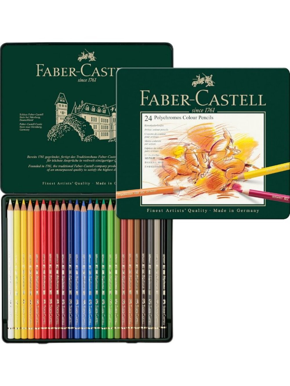 Premium Quality Color Pencils Set - 24 Vibrant Shades for Artists & Crafters